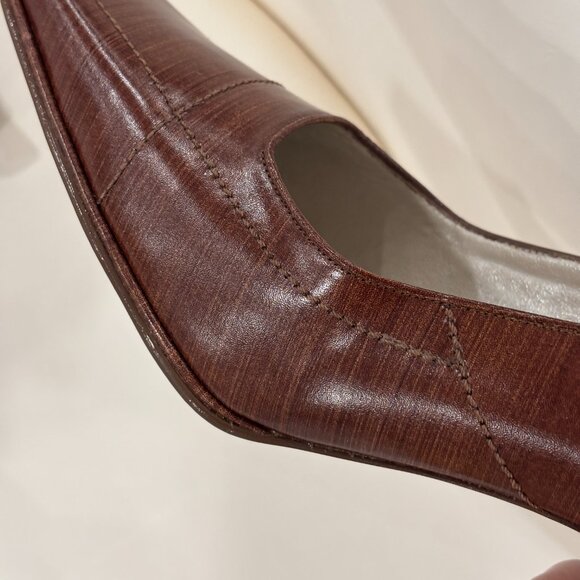 Vintage Lisseth Handcrafted Leather Pumps, Size 7, BRAND NEW - Picture 7 of 7